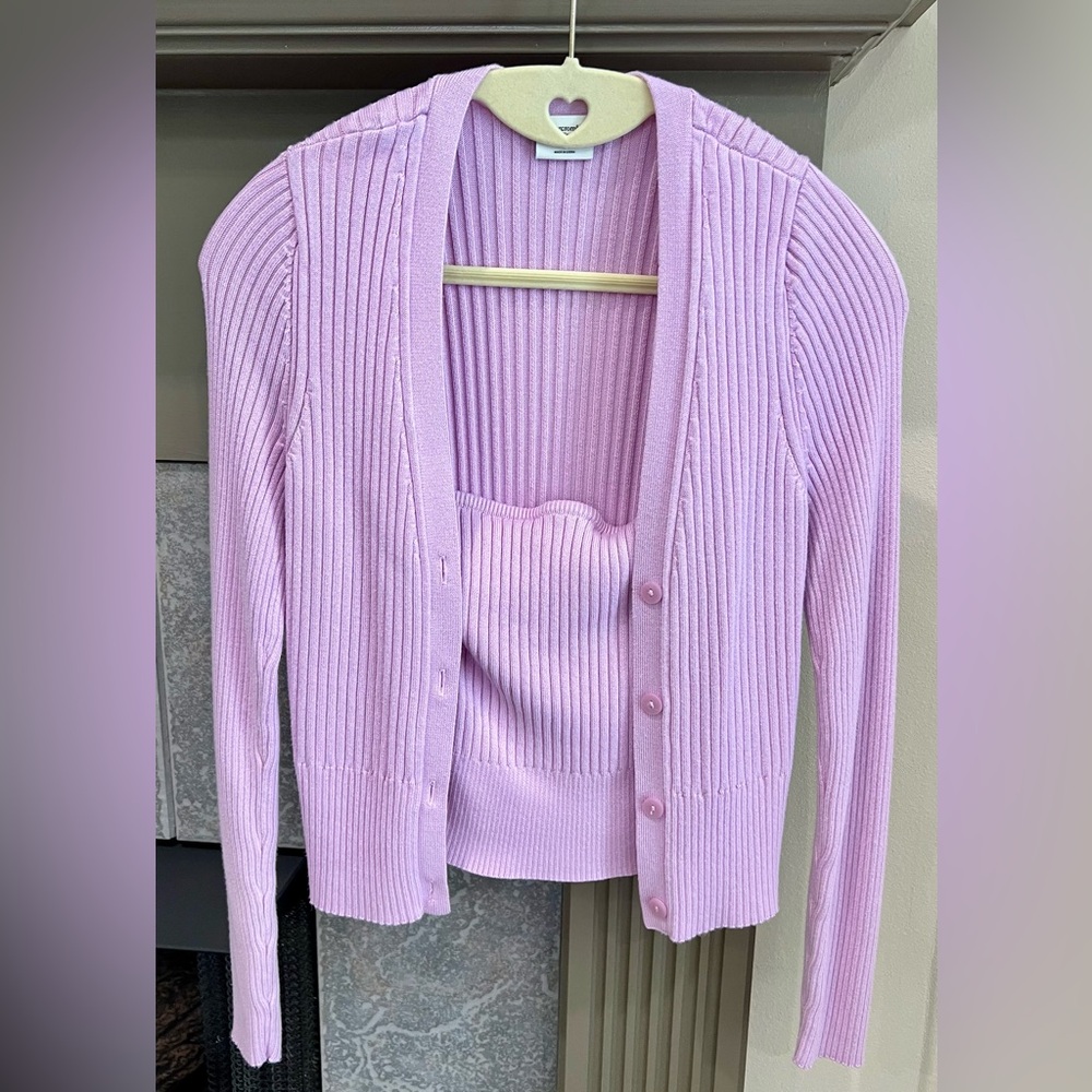 Abercrombie & Fitch 2 Piece Cardigan Sweater Set - Ladies Size Small
